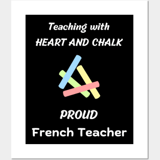 french teacher /french professor gift - teacher appreciation design Posters and Art